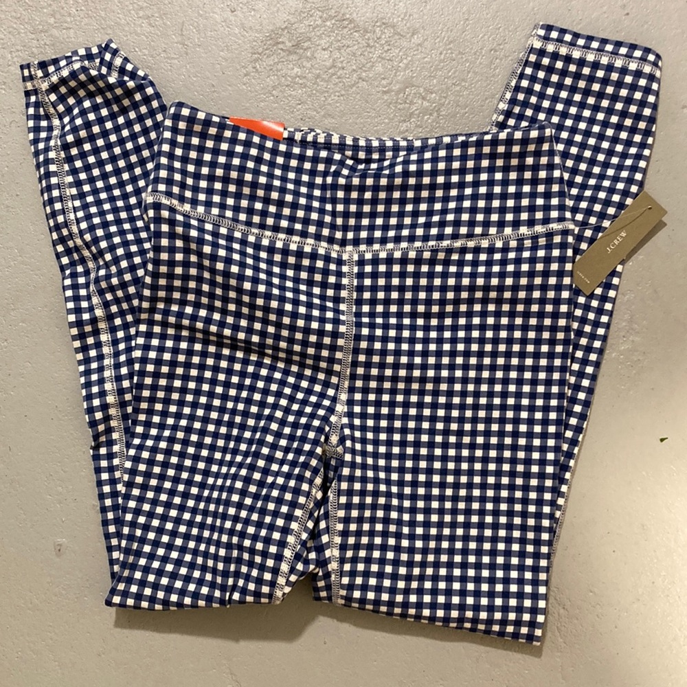 Gingham leggings